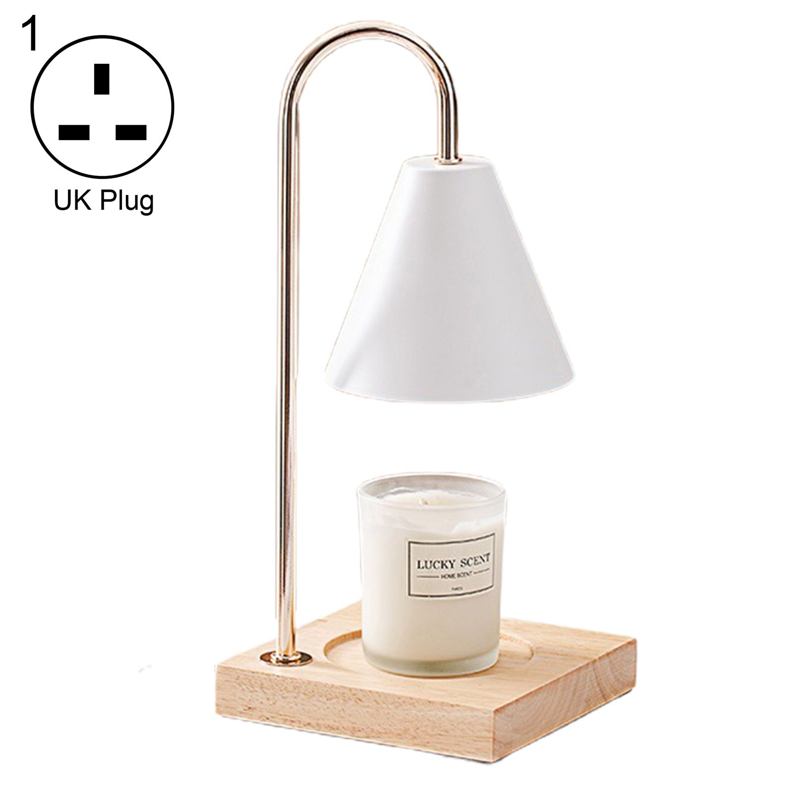 Melting Candle Night Lamp Soft Light Desk Beside Candle Warmer Light