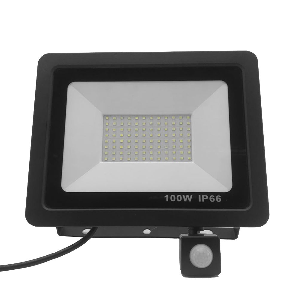Ultra-thin LED Induction Flood Light 10W / 20W / 30W / 50W PIR sensor for arage corridor parking lot stairwell Good effect and easy to use