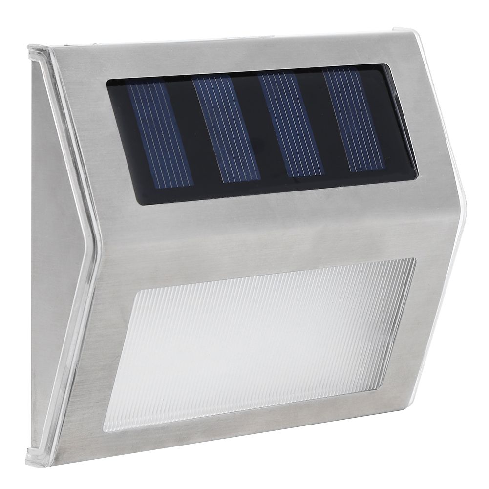 Solar Step Lights Outdoor Stair Waterproof LED Wall Lamp For Stairway HD