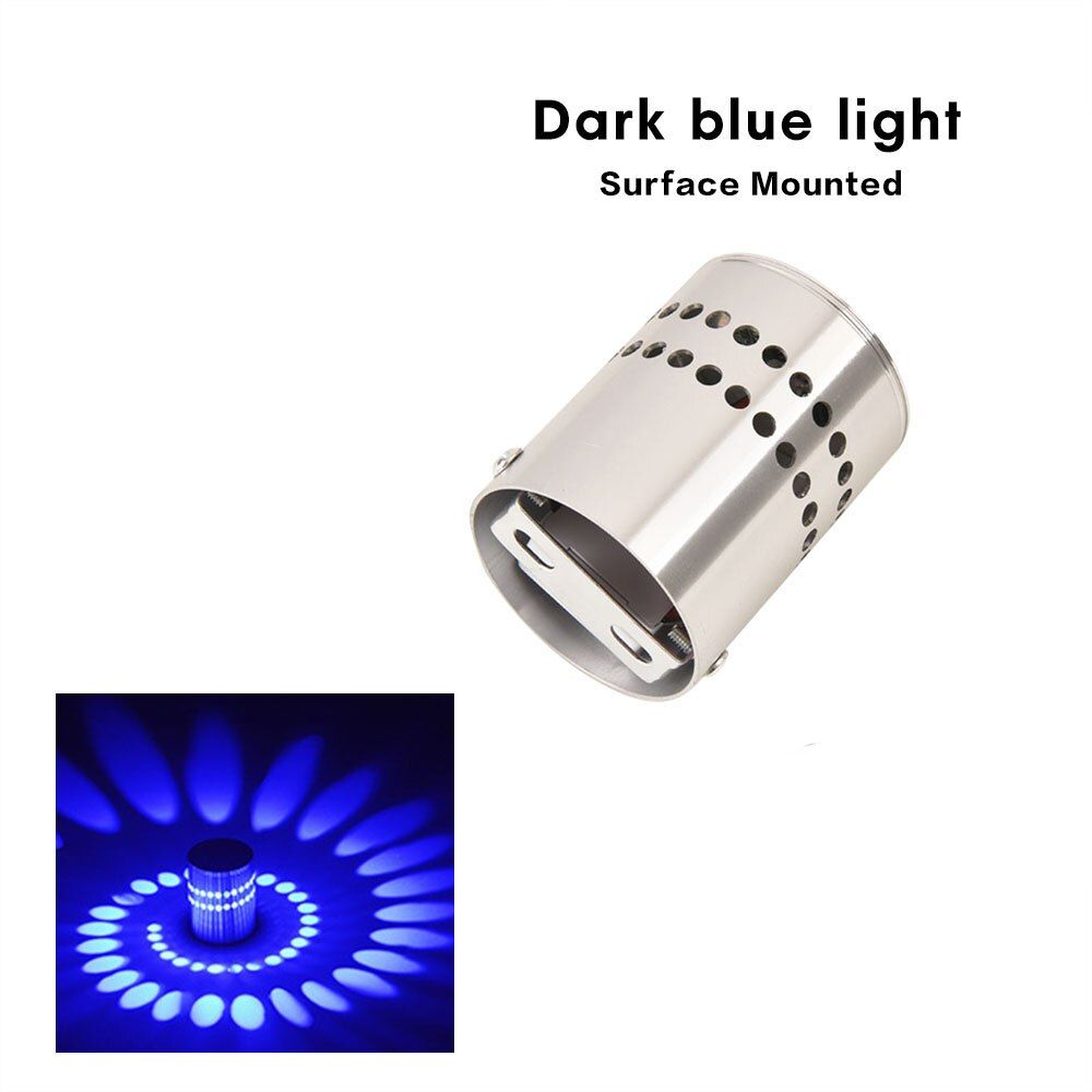 RGB Spiral Hole LED Wall Light Decorative Led Ceiling Lamps for Living Room Party  Lobby KTV  Indoor Lighting Art Wall Lamp