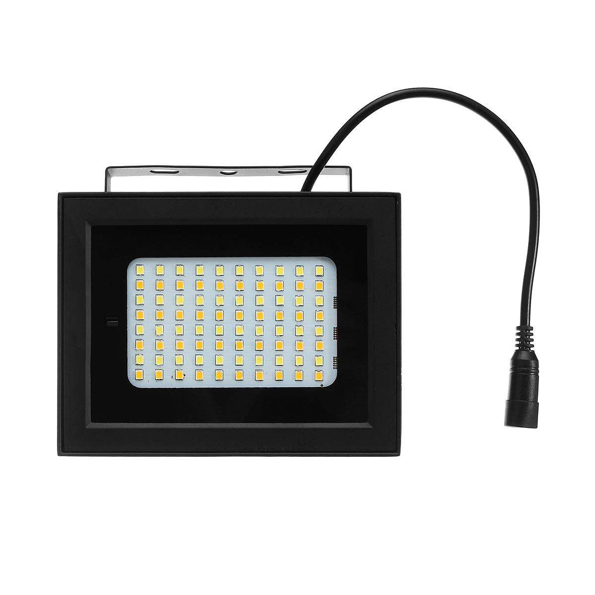 80 LED Solar Flood Light With Remote Control Waterproof IP65 Auto-on/Off Dusk to Dawn, Outdoor Security Light Fixture for Flag Pole Sign Garden Farm Front Door Porch