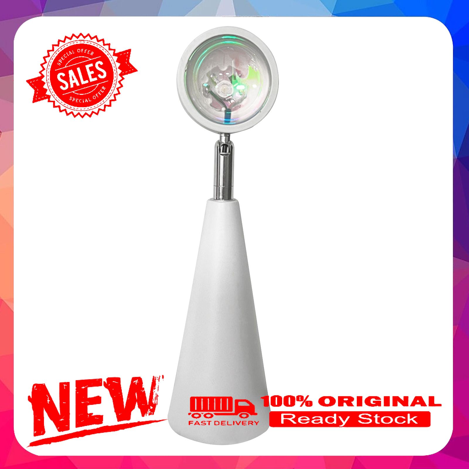 Projection Light Rotatable Design Stunning Visual Effect ABS USB Projection Lamp Desk Decor for Home