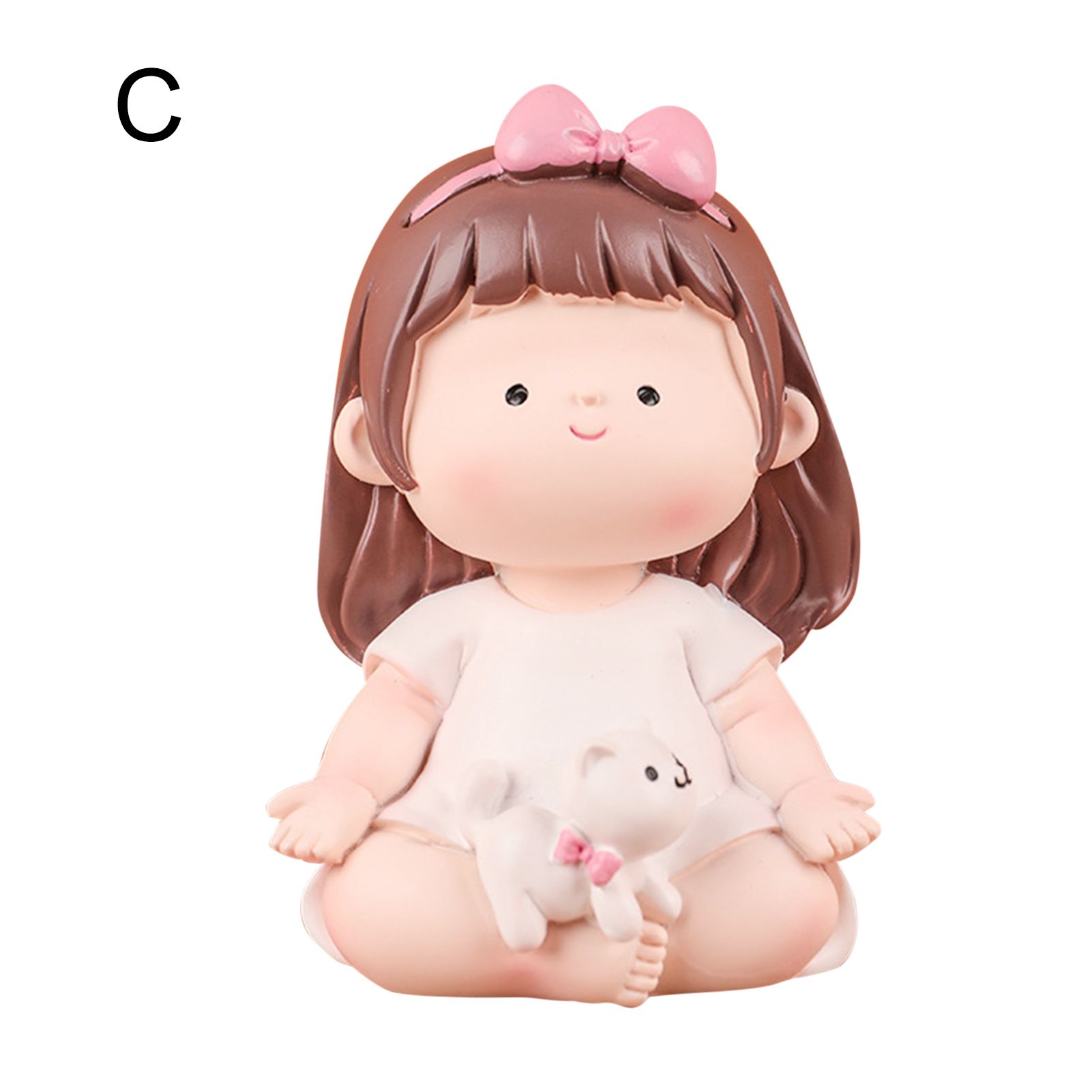 Doll Figure Eco-friendly Cut Little Girl Shaped Decorative Figure