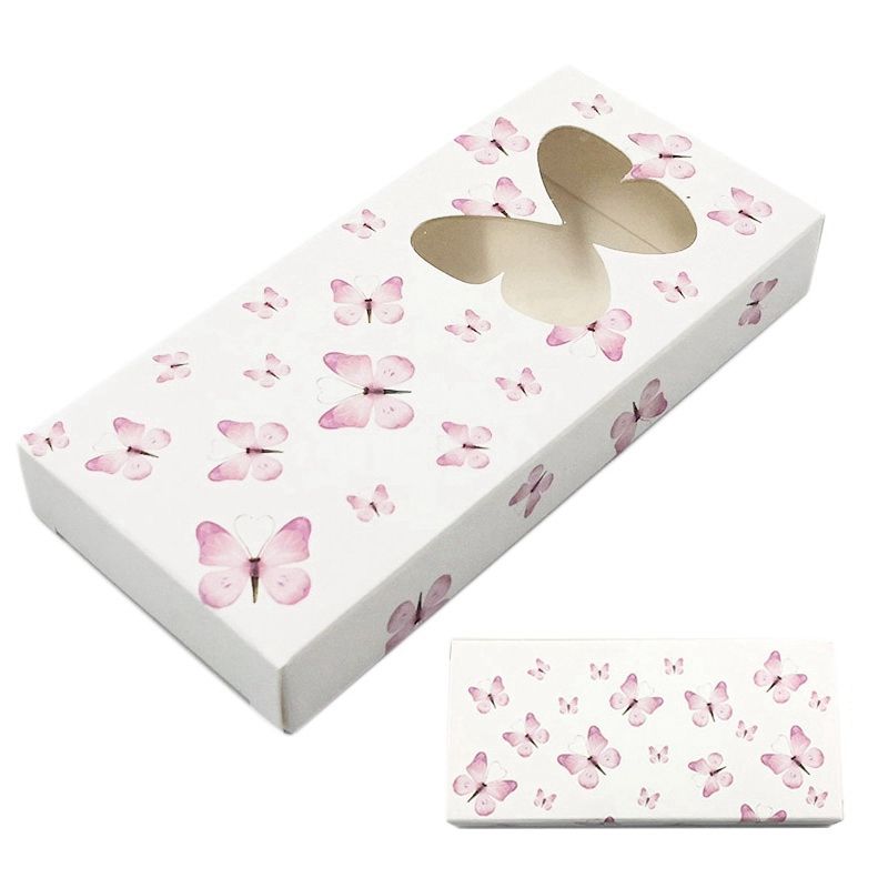 OIMG 50Pcs Eyelash Packaging Box Lash Boxes Packaging 3D Mink Eyelashes Package Storage Case 231