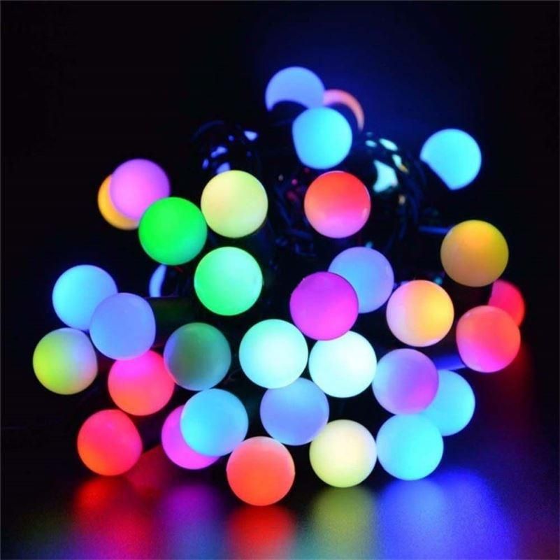 Decorative LED Fairy Light Ball Shaped - Multi-color - medium - 28 bulbs