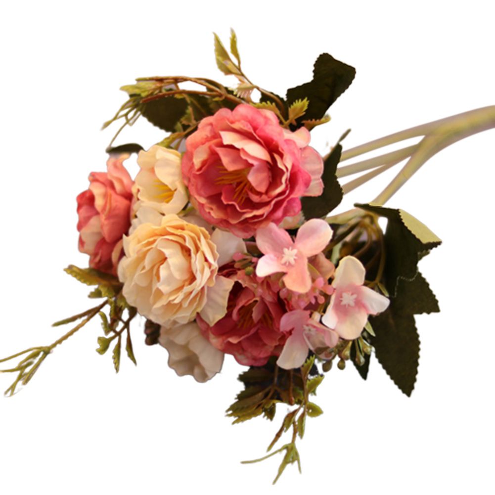 1Pc 30cm Artificial Fake Peony Flower Desktop Ornament DIY Home Wedding Decor(null)