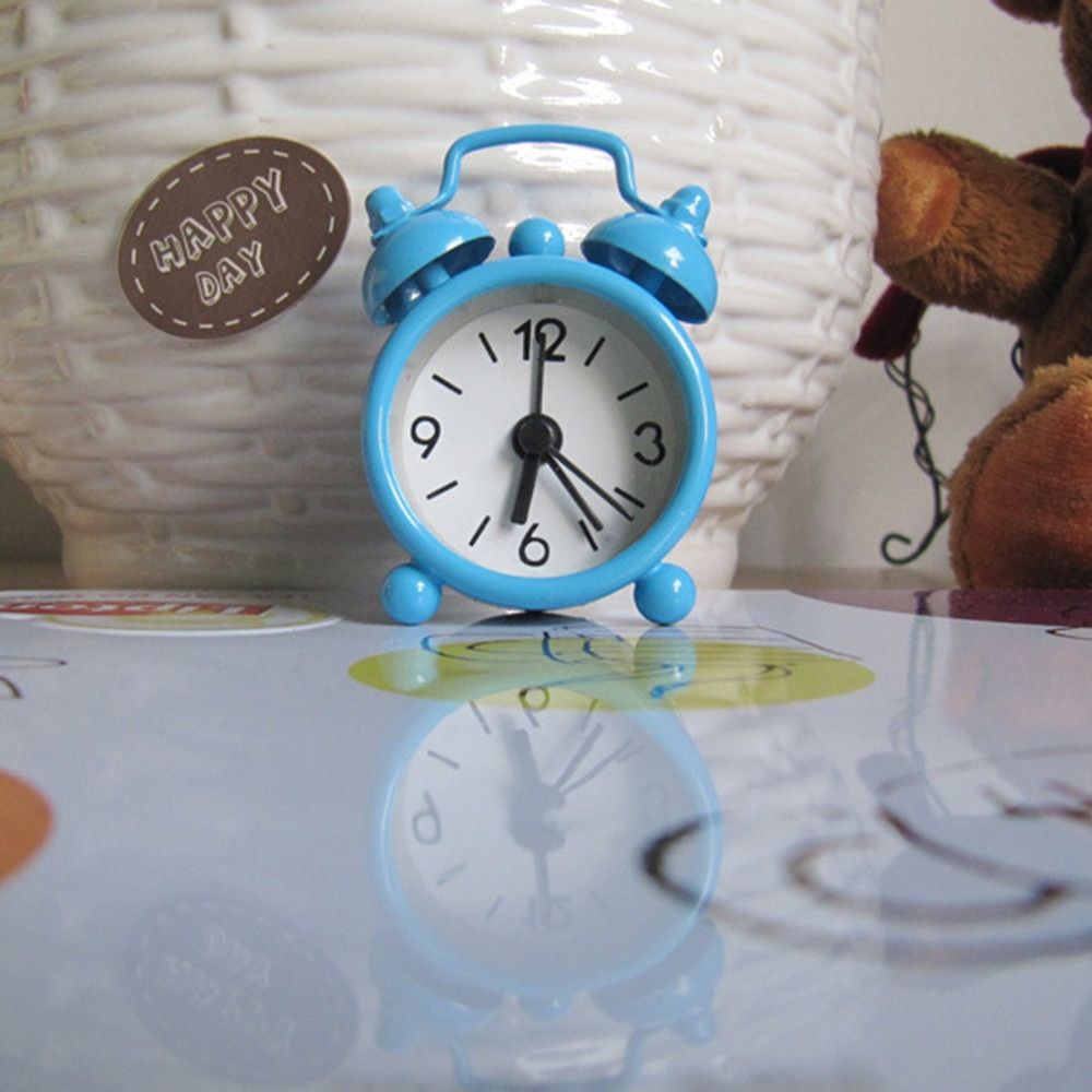 Mini Metal Small Alarm Clock Electronic Small Alarm Clock Creative Cute Small And Portable Suitable For Travel Small Alarm Clock