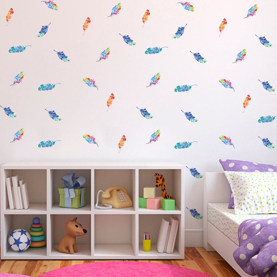 Nordic Style Simple Wall Sticker Room Decoration Wall Decal Pa029 Multicolor Pa029