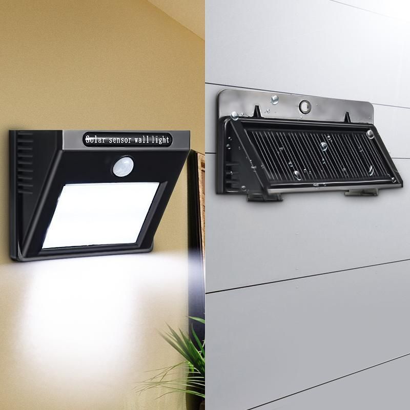 2.5M Extension Cord 10 LED Solar Power PIR Motion Sensor Wall Light Outdoor Lamp