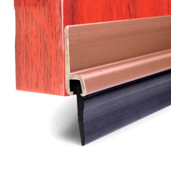 39inch rubber door bottom seal gap stopper strip soundproof windproof wood Self-adhesive or screw Door Bottom Seal Strip