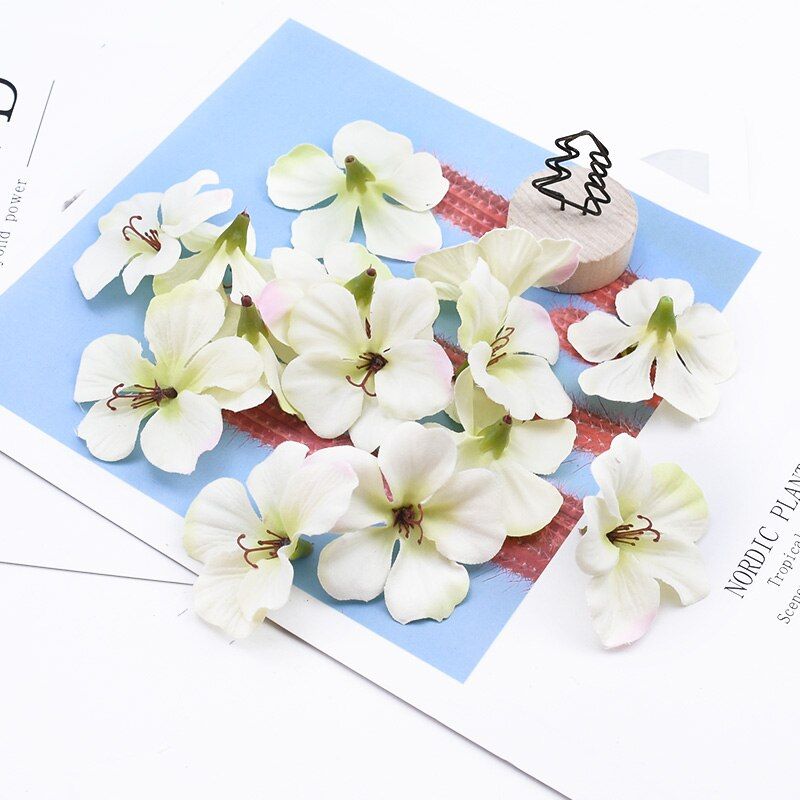 50/100 Pieces Wedding decorative flowers wreaths diy gifts candy box Christmas crafts home decor accessories artificial flowers