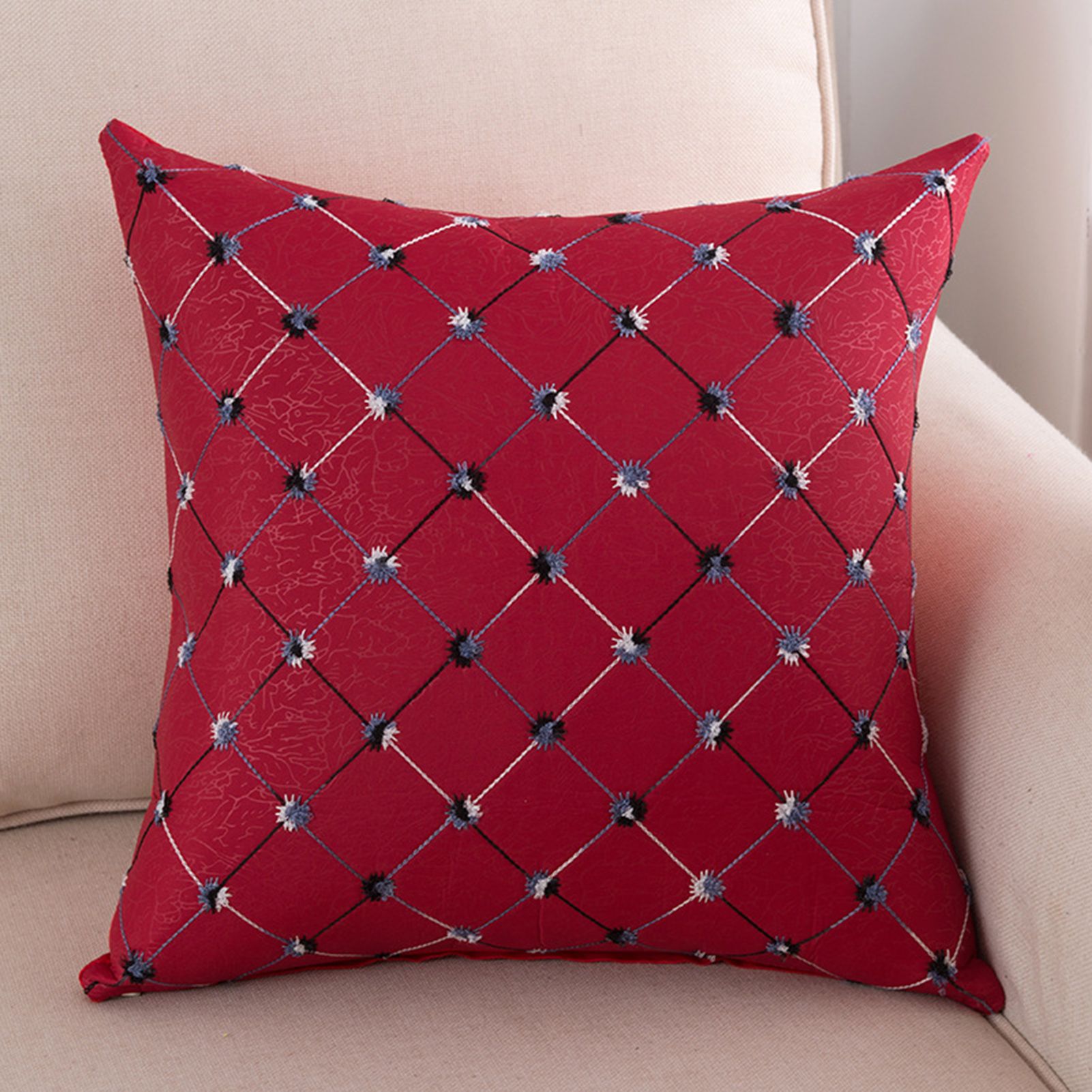 Cushion Cover Wide Application Fine-knitted Tear-resistant Square lowcase
