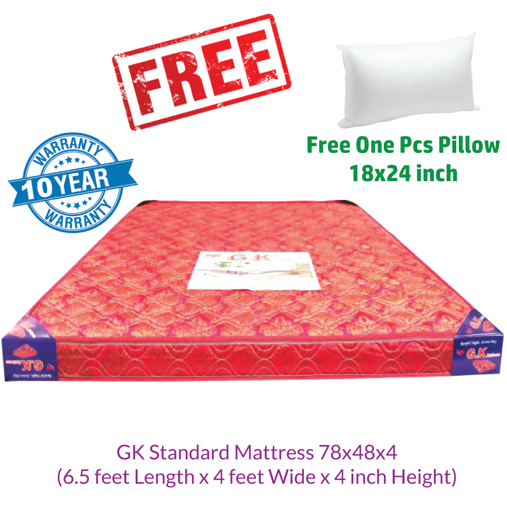 GK Standard Mattress 78x48x4