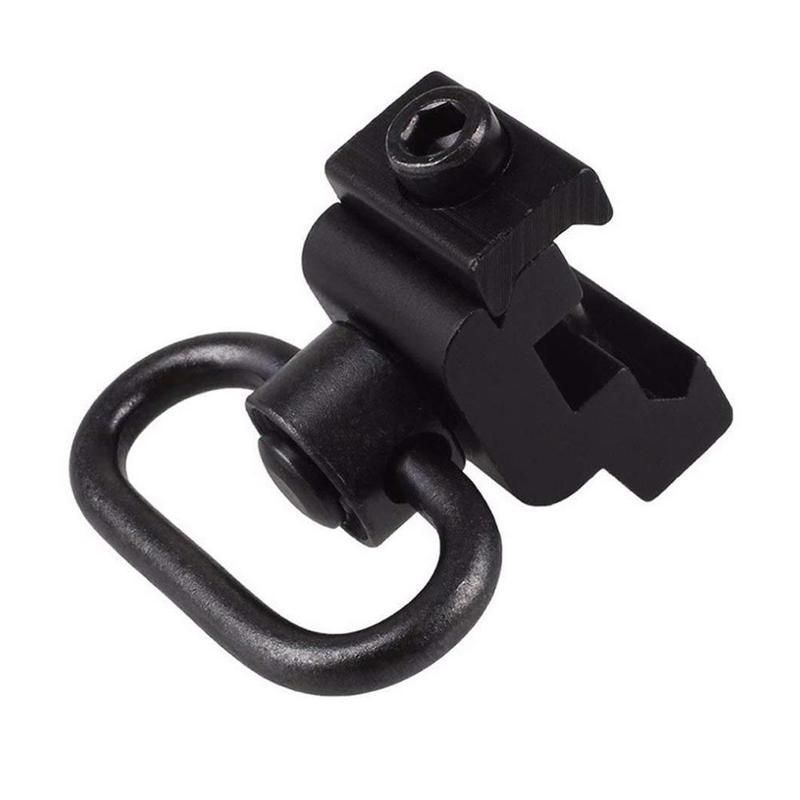20mm Connecting Sling Ring Heavy Duty Quick Release Detach Push Button Sling Adapter Set Rail Mount Base