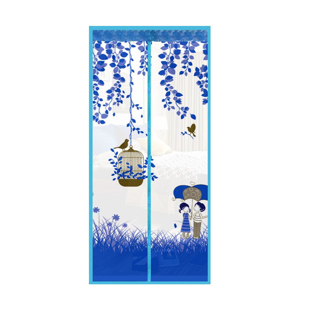 Bird Cage Umbrella Summer Magnet Door Fly Screen Anti Mosquito Mesh Net Curtain