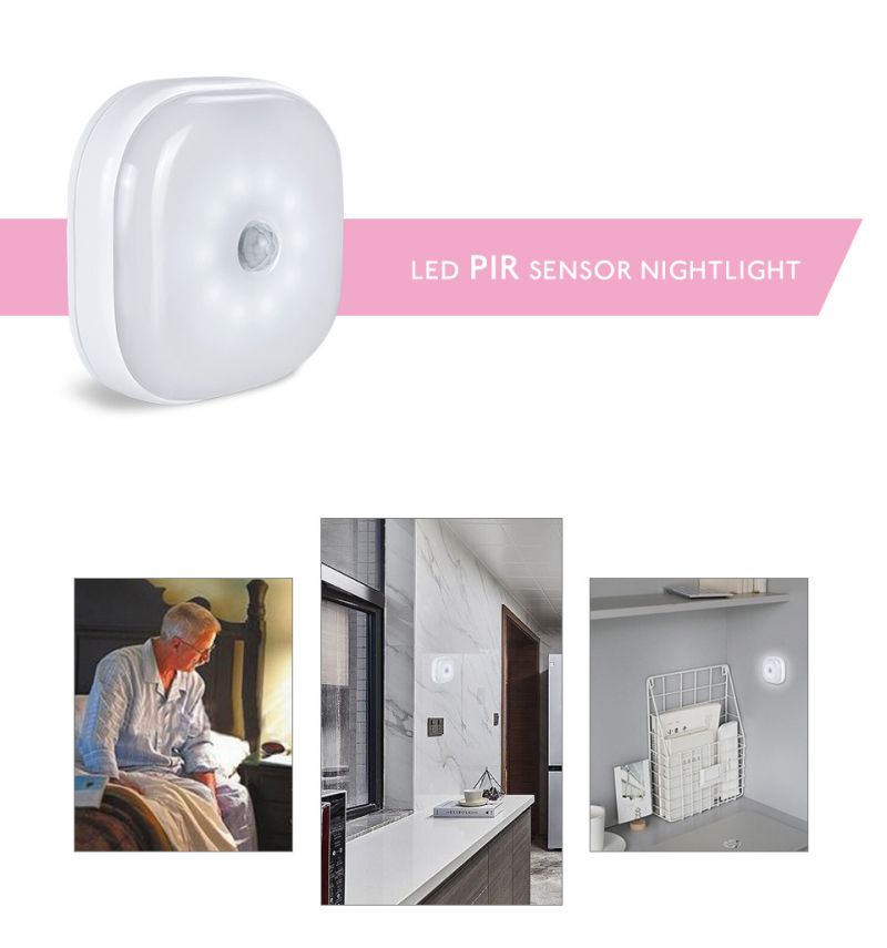 LED Night Light For Bedroom Decoration Wireless Moving Light Sensor Stair Corridor Bathroom Living Room Kids Lighting Simple Fidelity design