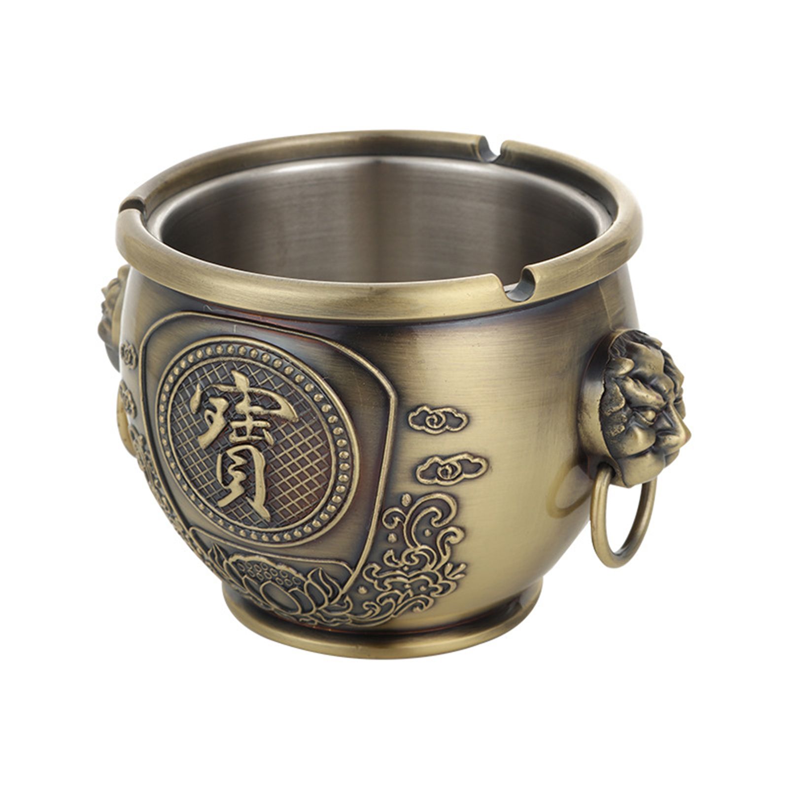 Cigarette Ashtray Heat-resistant Decorative Windproof Ash Tray
