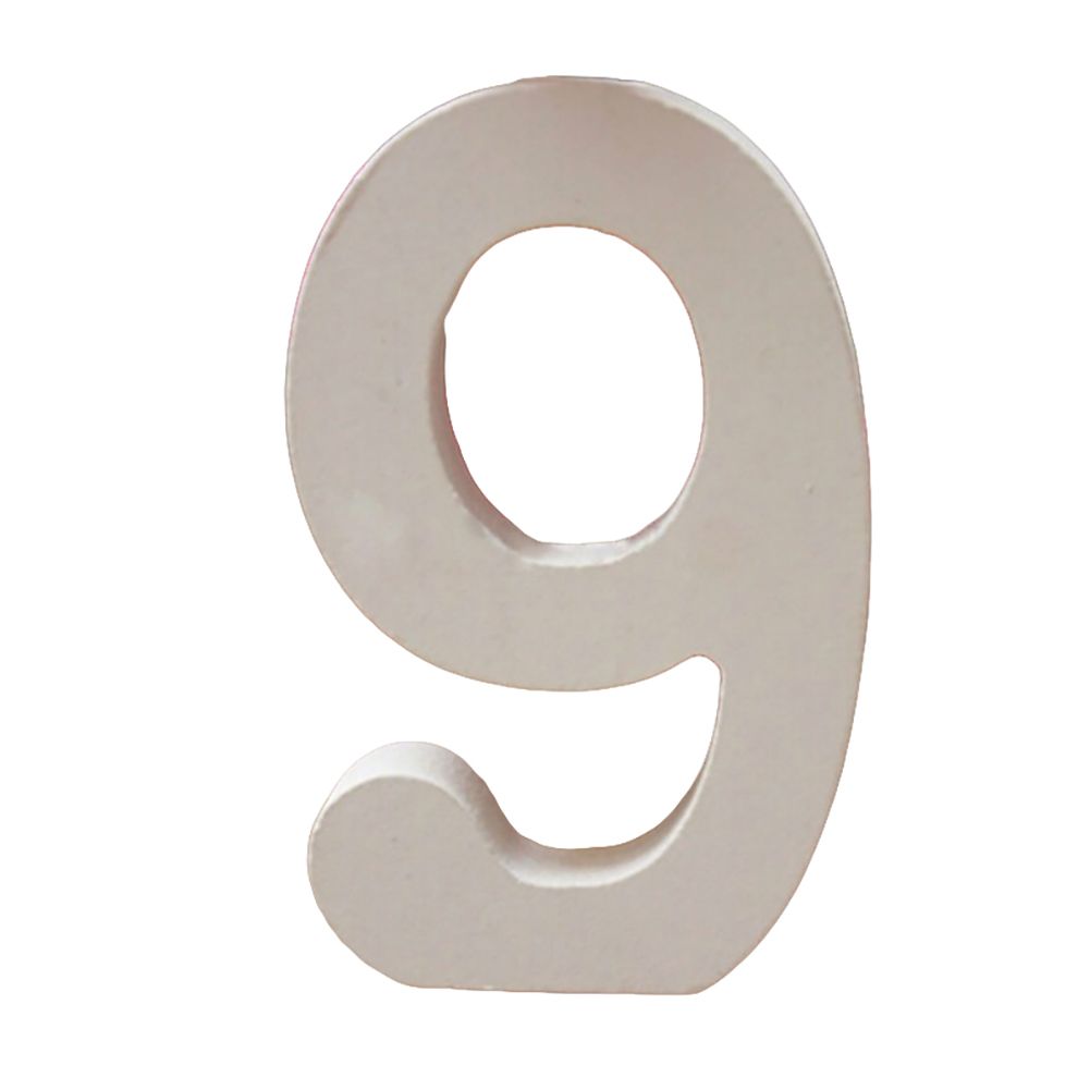 0-9 We Wooden Numbers Wedding Party Ornaments Hotel Home Decor Photo Props
