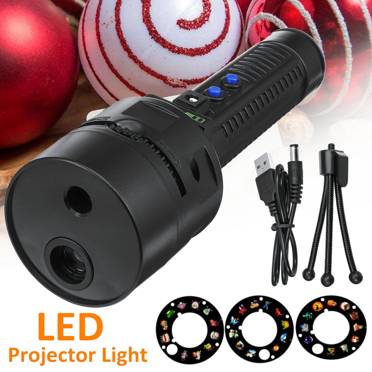 LED Laser Double Projector Lights proof Xmas Halloween Party Landscape Lamp