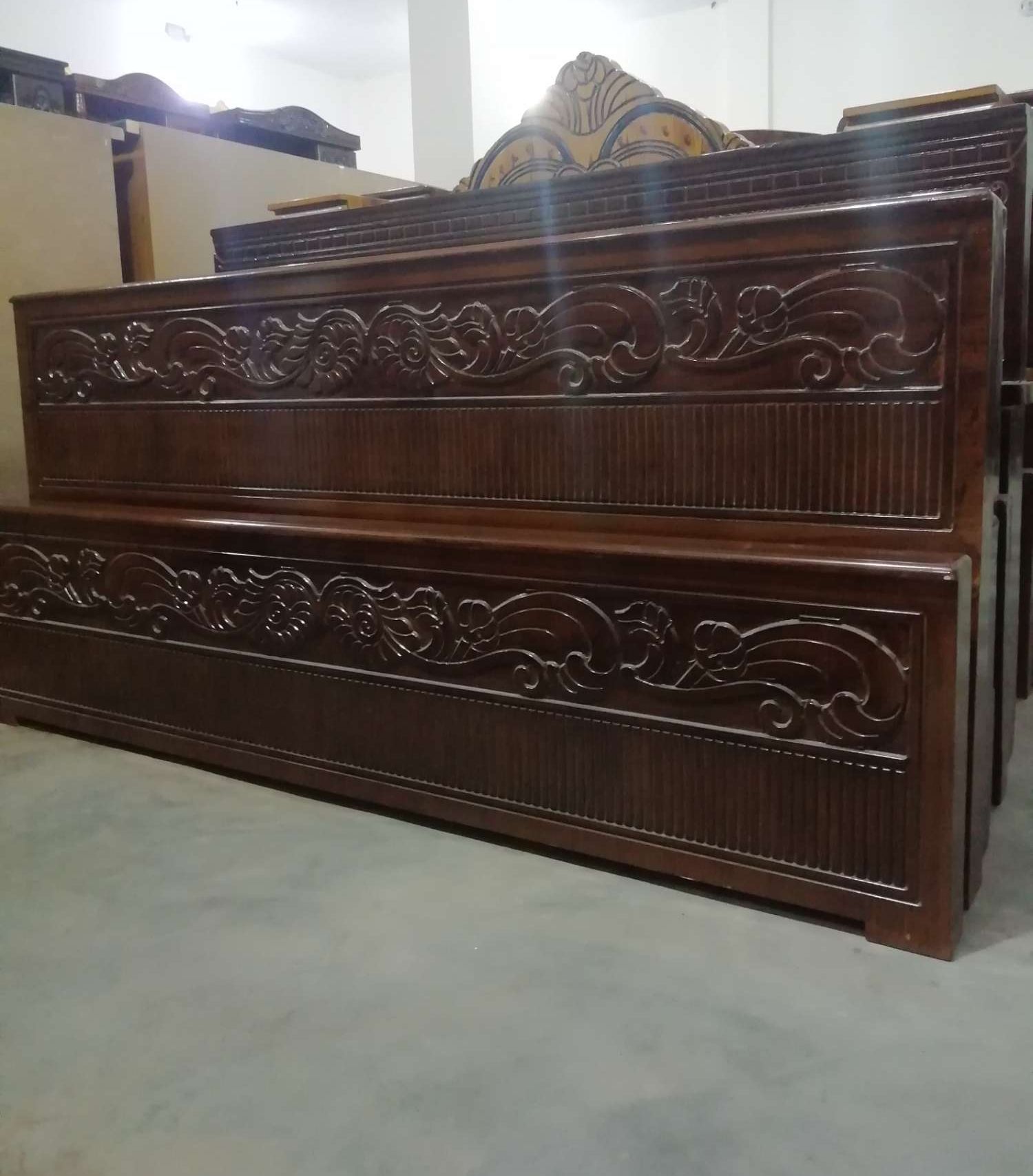 B-0519 (৬/৭ফিট ফুল বক্স খাট) City Furniture