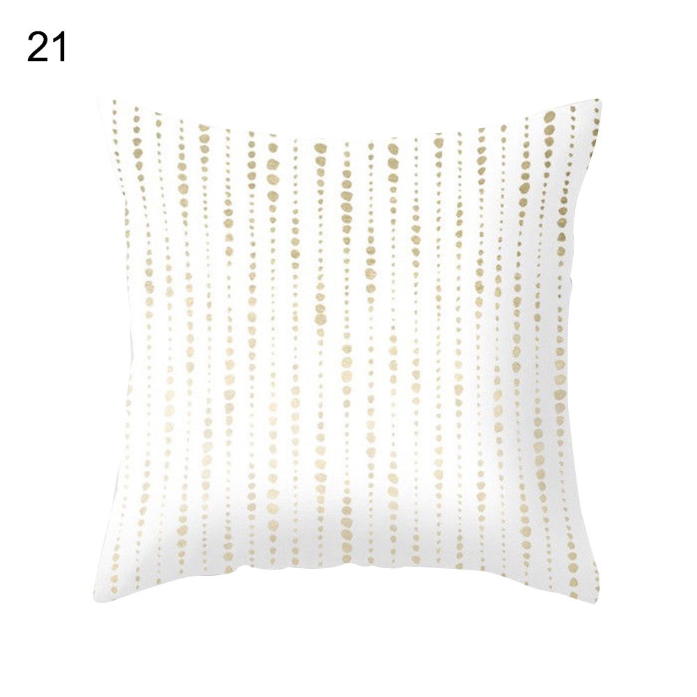 Pineapple Leaf Yellow Pillow Case Sofa Car Waist Throw Cushion Cover Home Decor