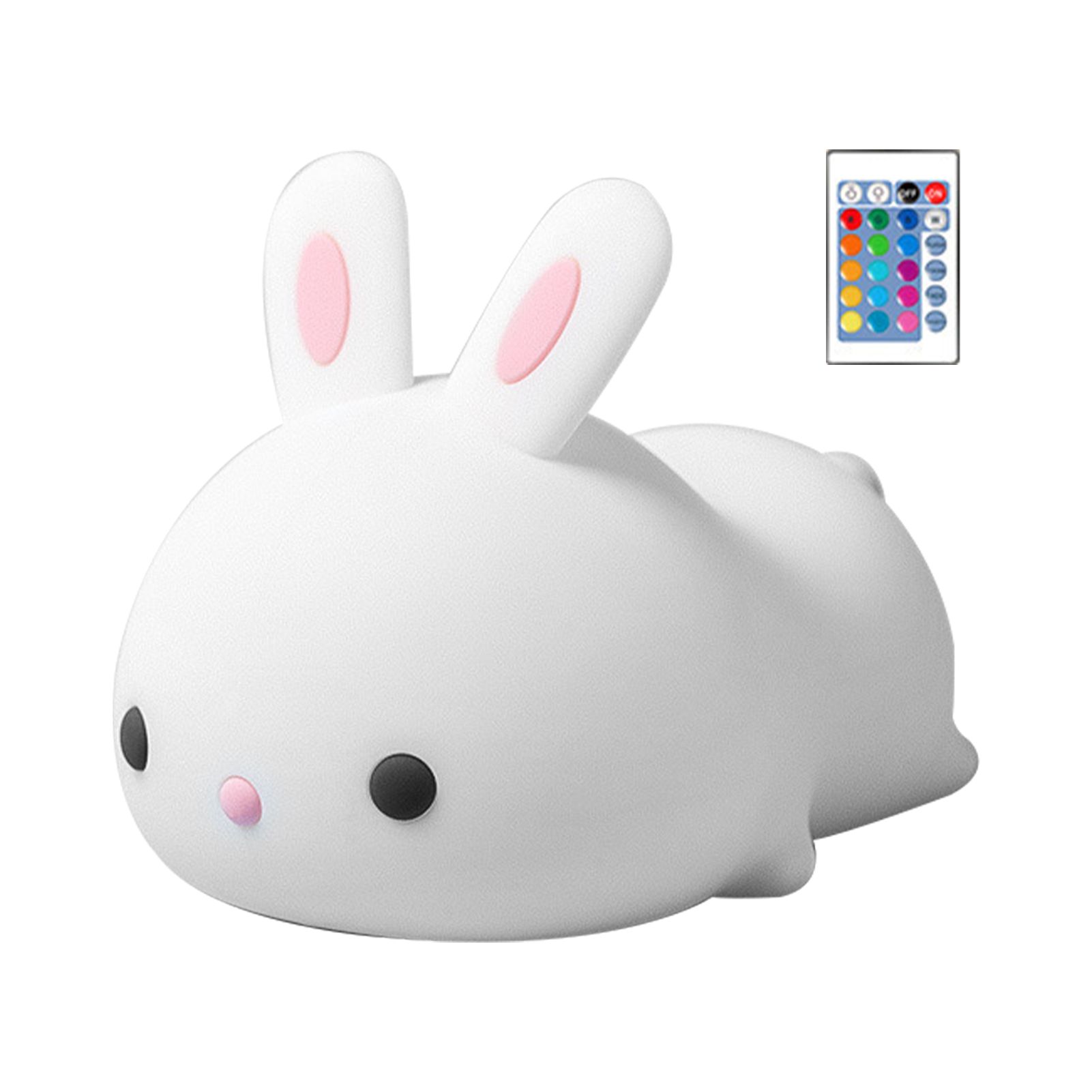 Night Light Adjusle Light Effect Exquisite LED Rabbit Light
