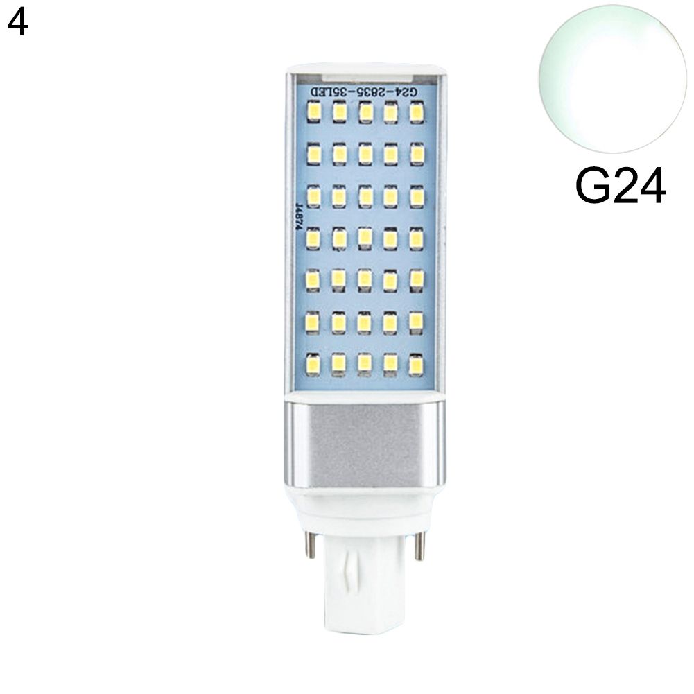 5/9/7W E27/G24/G23 2700/6500K 2835 Horizontal Plug Lamp LED Corn Bulb Spot Light