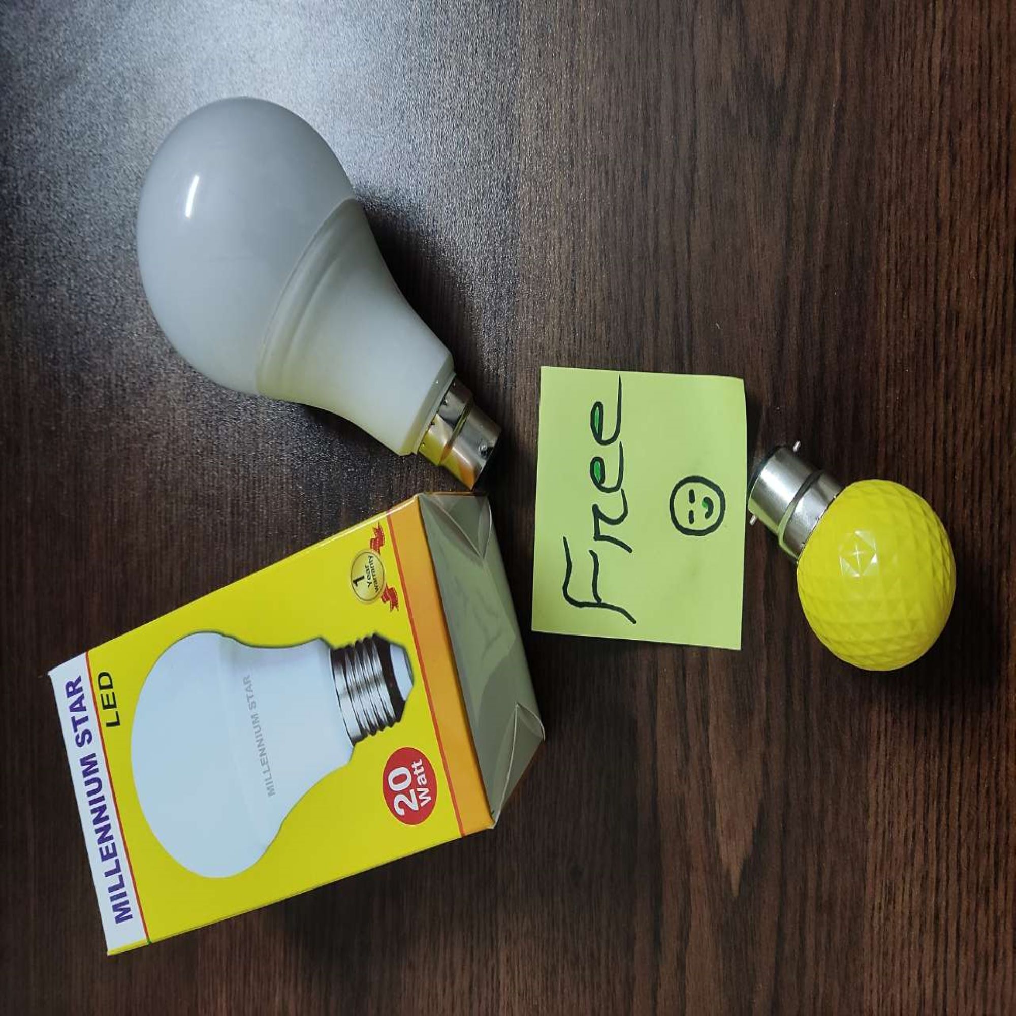 BUY 3 pcs 9/12 WATT LED bulb (6 month warranty) and get 1 pc 0 watt bulb free