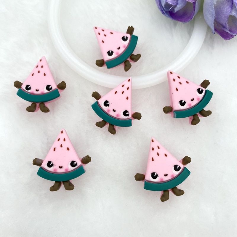 10pcs/lot New mini Mixed lovely fruit resin flatback cabochons For Hair Centers DIY Scrapbooking Decoration C14