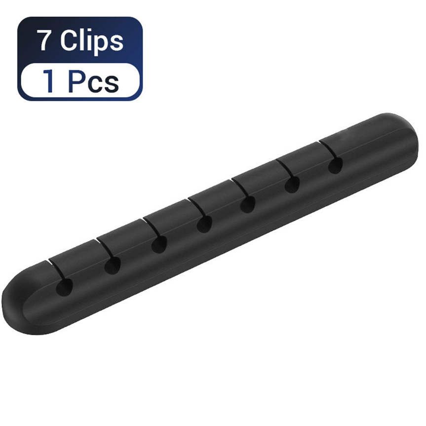 Cable Clips Holder Silicone Desktop Winder Clip Organizer Cord Management(null)