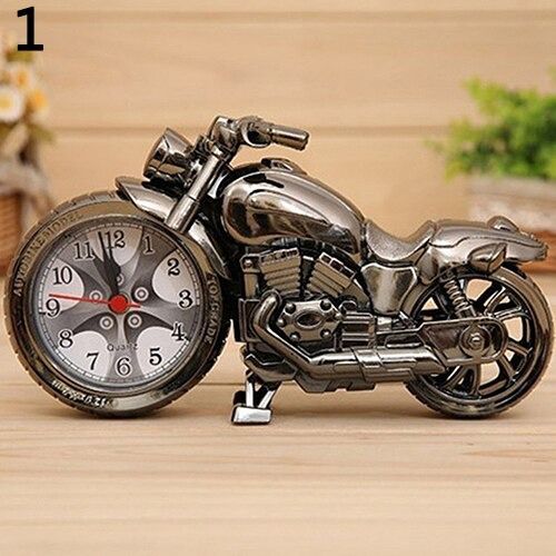 Alarm Clock Quartz Watch Punk Retro Gifts Cool Furnishings Boutique Desktop Decor Birthday Gift Student