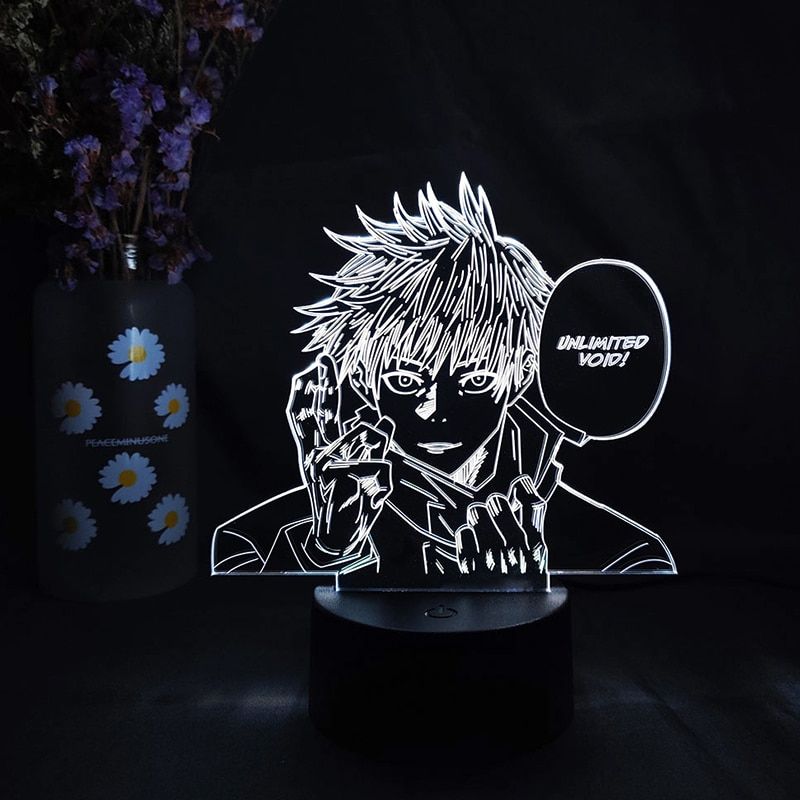 Anime lamp 3d light led colors changing nightlights JJujutsu Kaisenn  lamp lighting for bedroom cartoon comics light home decor