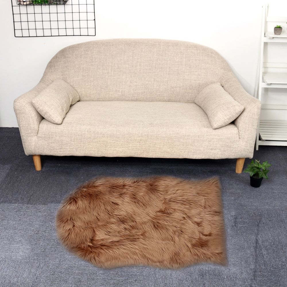 Pick for you  Large Genuine sheepskin rug In Dusky Pink Rose Super Rare eco pelt Fur Dusty # 75*100cm