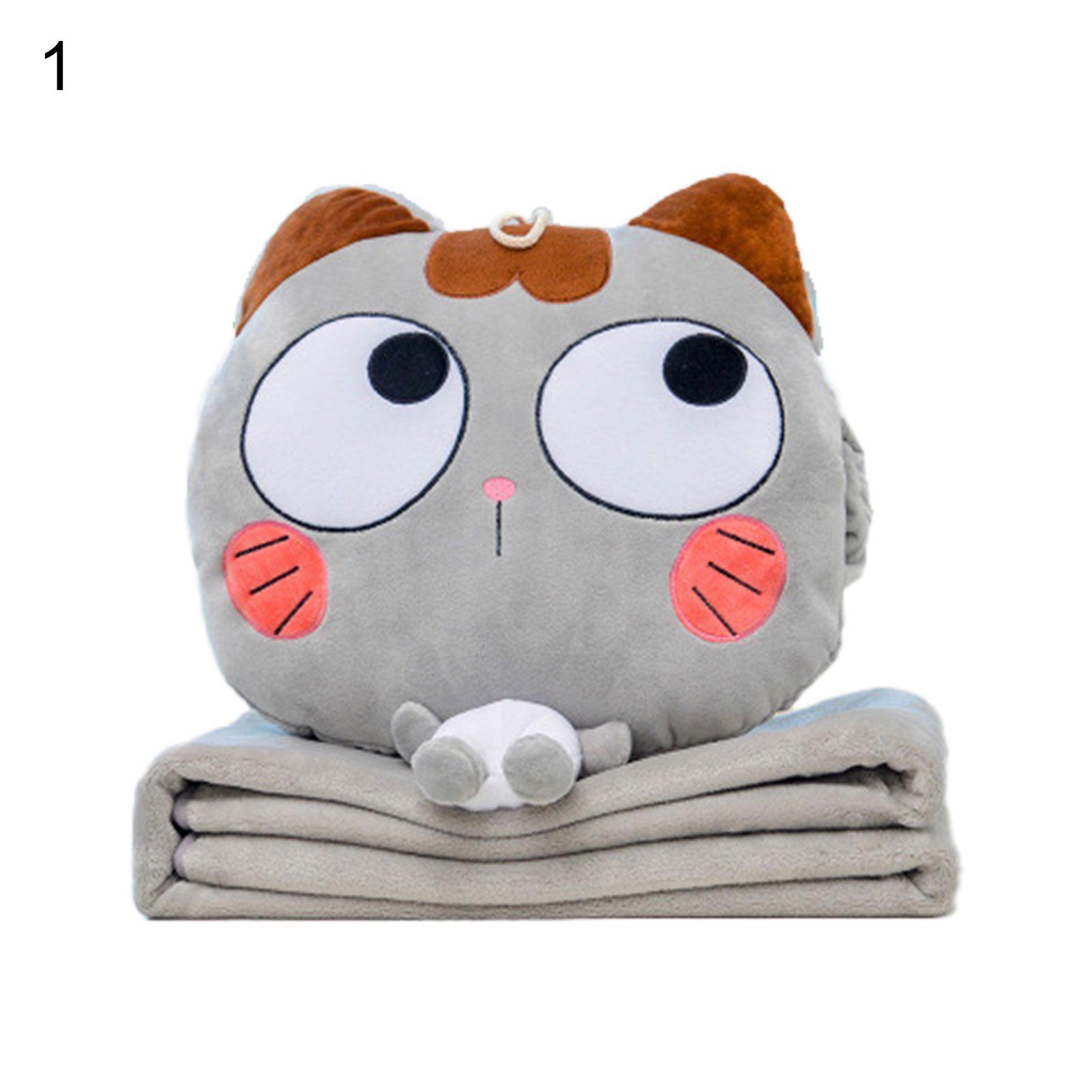 Stuffed Pillow Extra Soft Hand Warmer Pillow Cushion with Blanket