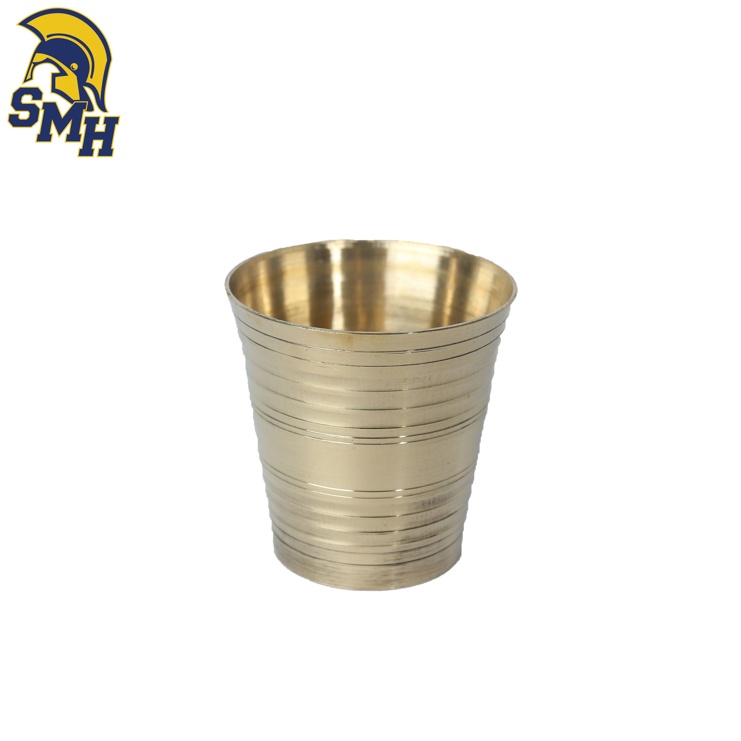 Pure Brass Metal Puja Glass - 2.1"