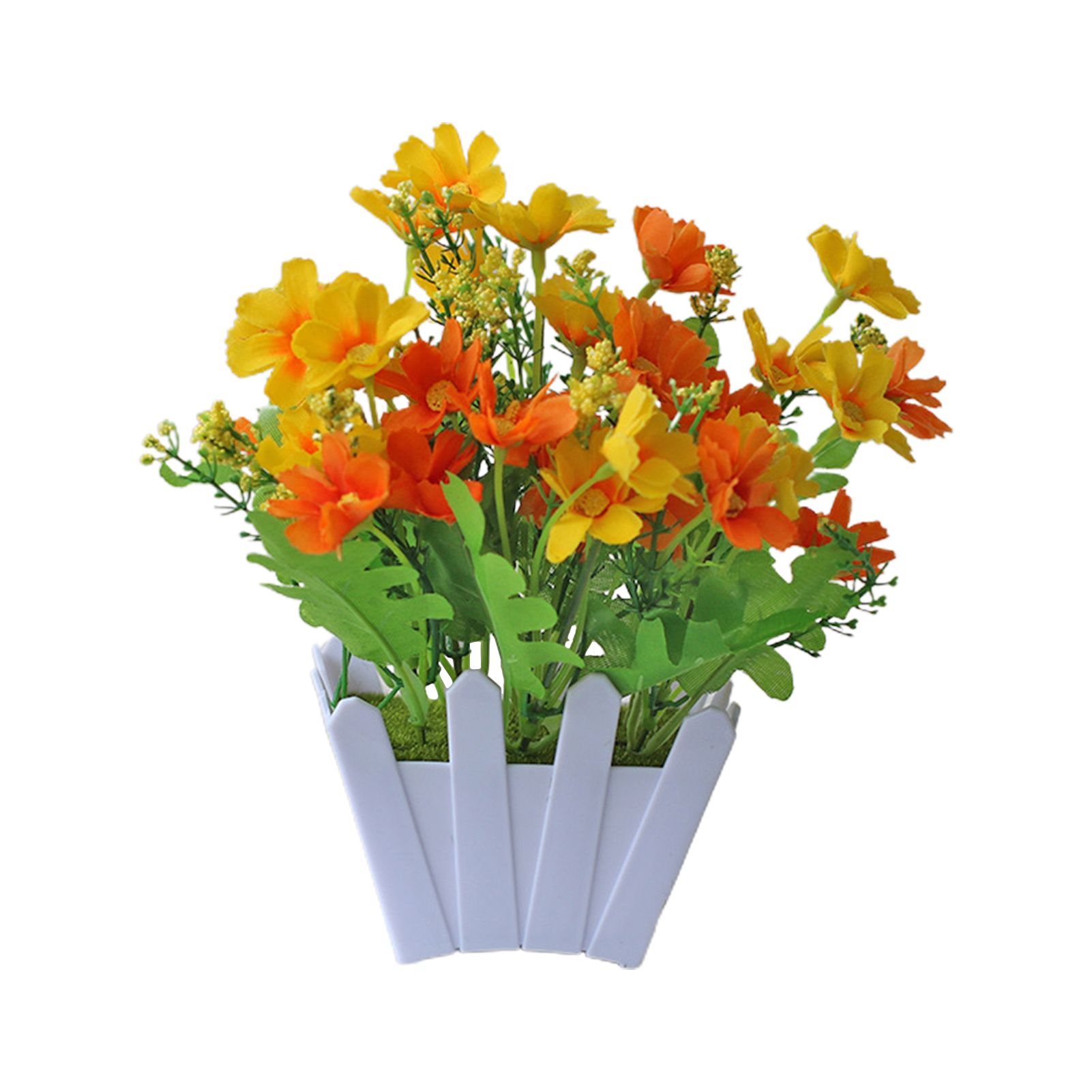 Fake Bonsai Long-lasting Marguerite Decorative Faux Flower Bonsai