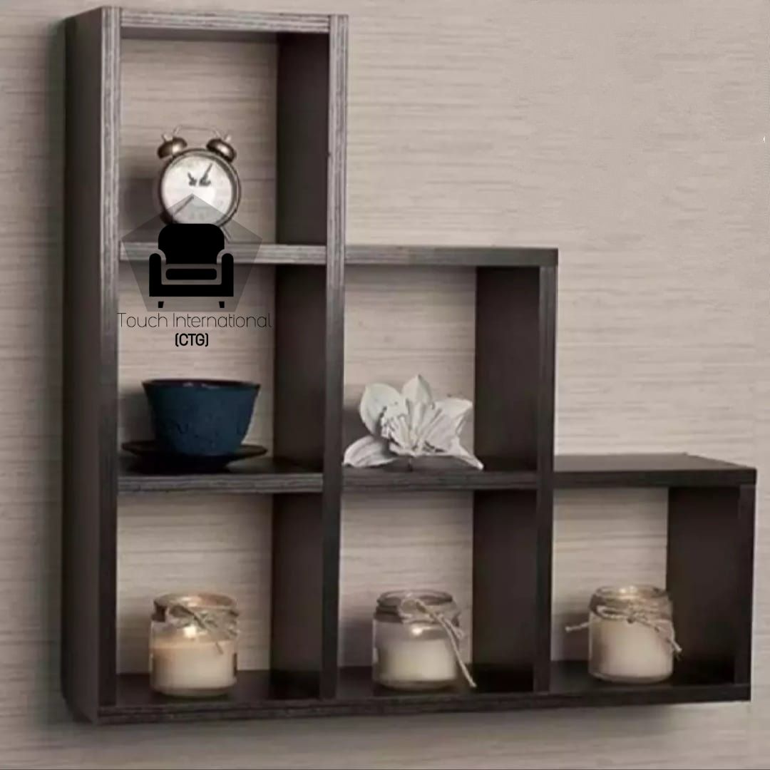 Wall show piece stand melamine board/Height 36inch,Length 36inch and Deep 8inch