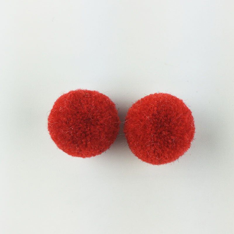 80Pcs 2cm pompom Fluffy Plush cloth Craft DIY Soft pon pom pon poms ball furball home decor Sewing Supplies Craf mix color