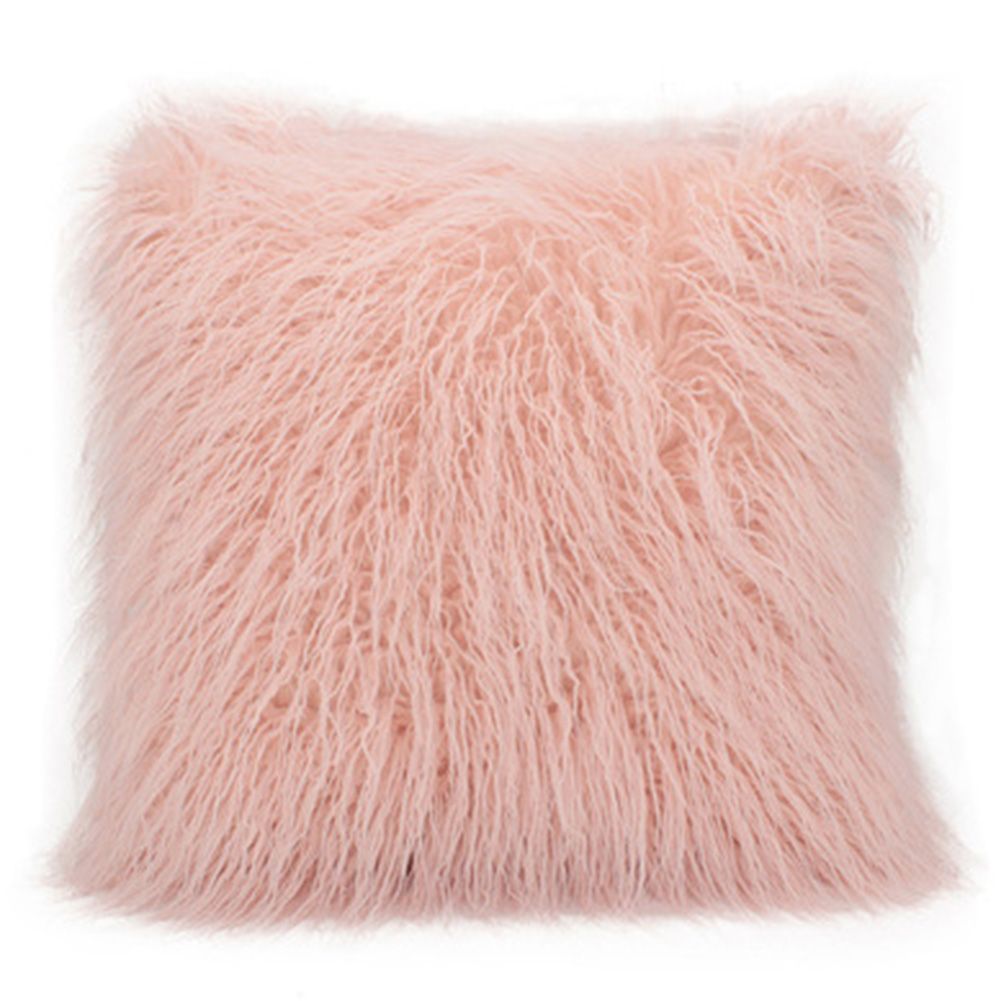 Plush Fluffy Throw Pillow Case Cushion Cover Bedroom Living Room Decor