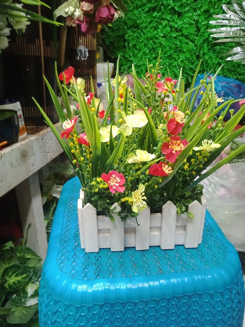 Artificial Plastic Plant Tree -7 - Home Decoration Item - Home Decoration Item