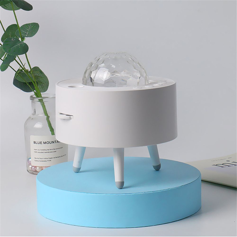 GC Tripod Projection  Lamp Atmosphere Lamp Usb Charging Fantasy Romantic Rotating Bedroom Bedside Night Light Projector color:black