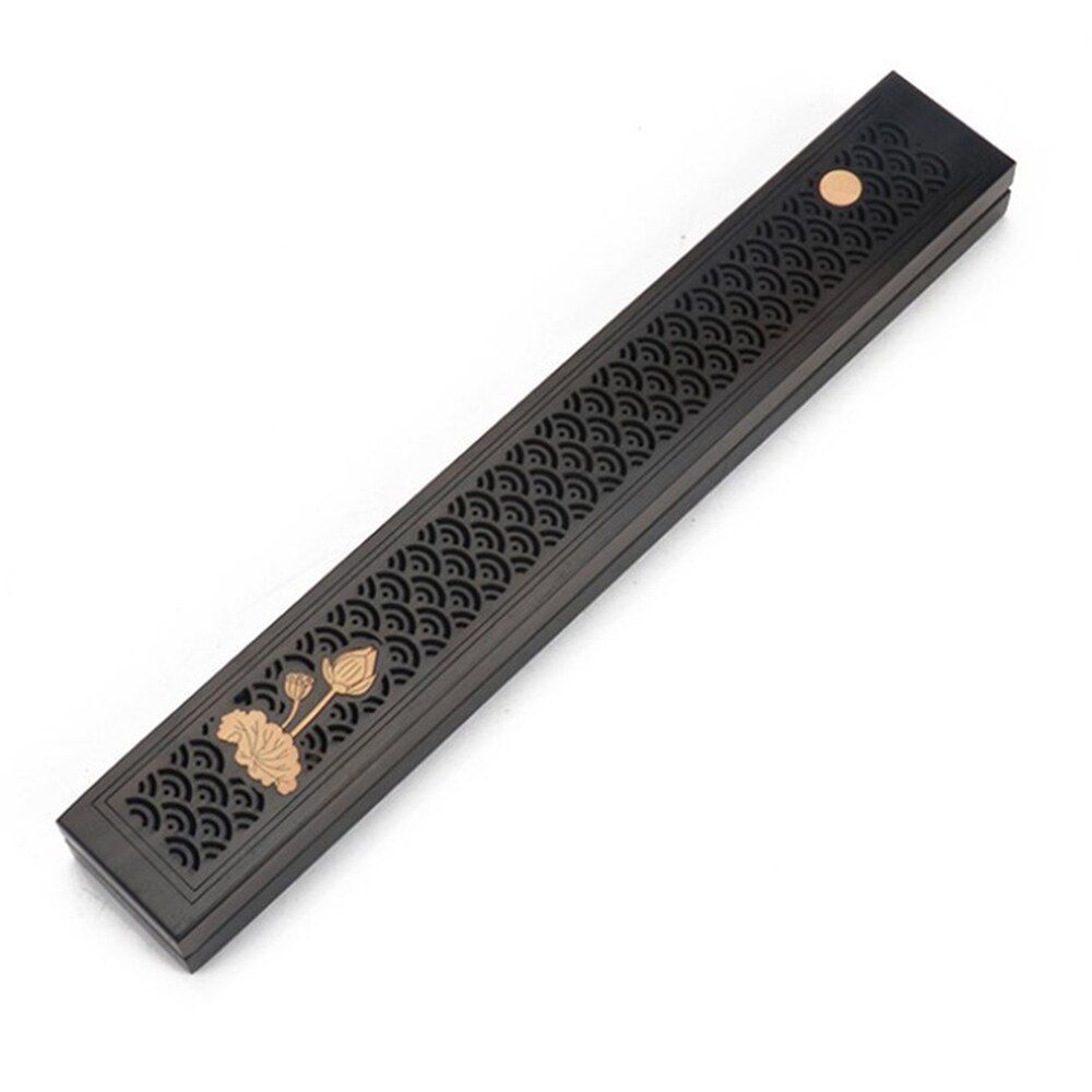 Incense Holder Ebony Incense Sticks Burner Antique Style Ash Catcher