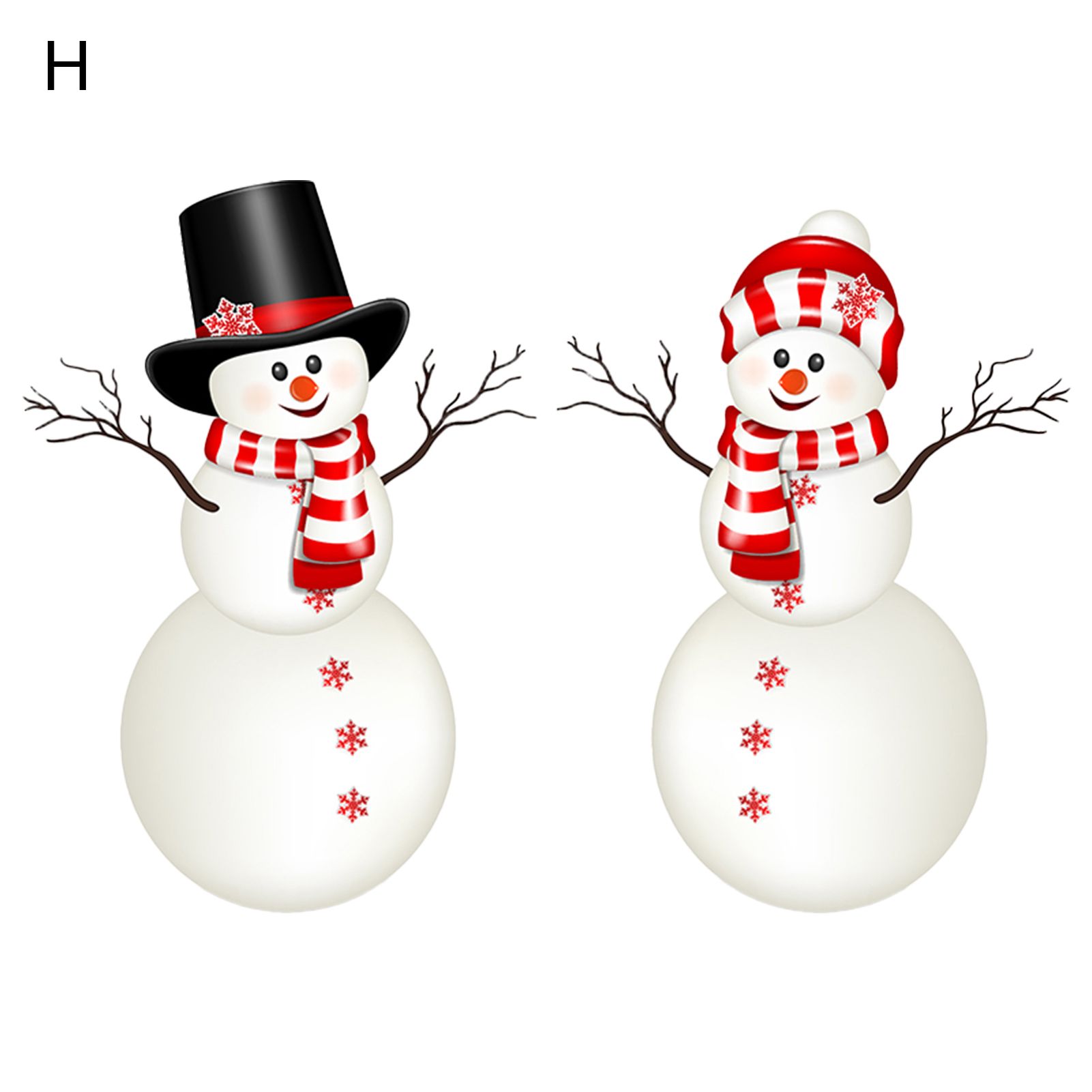 Window Decal Practical High Stickiness Xmas Glass Sticker