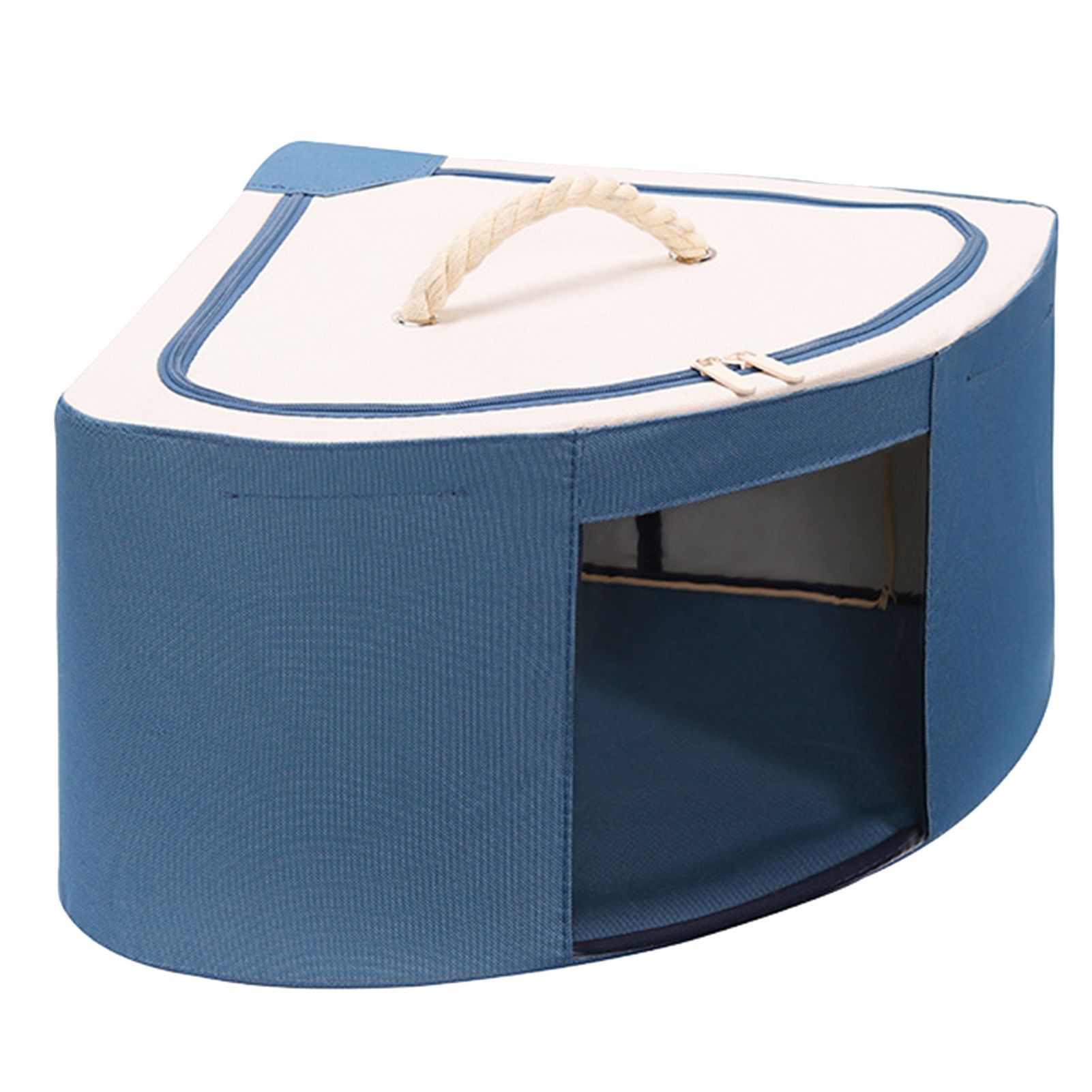 Fabric Storage Box Dirt-proof Foldable Design Steel Frame Storage Box