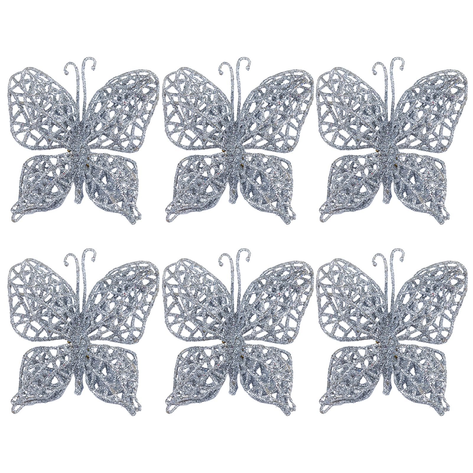 Butterfly Ornament Eye-catching Mini Sparkling Butterfly Christmas Pendant