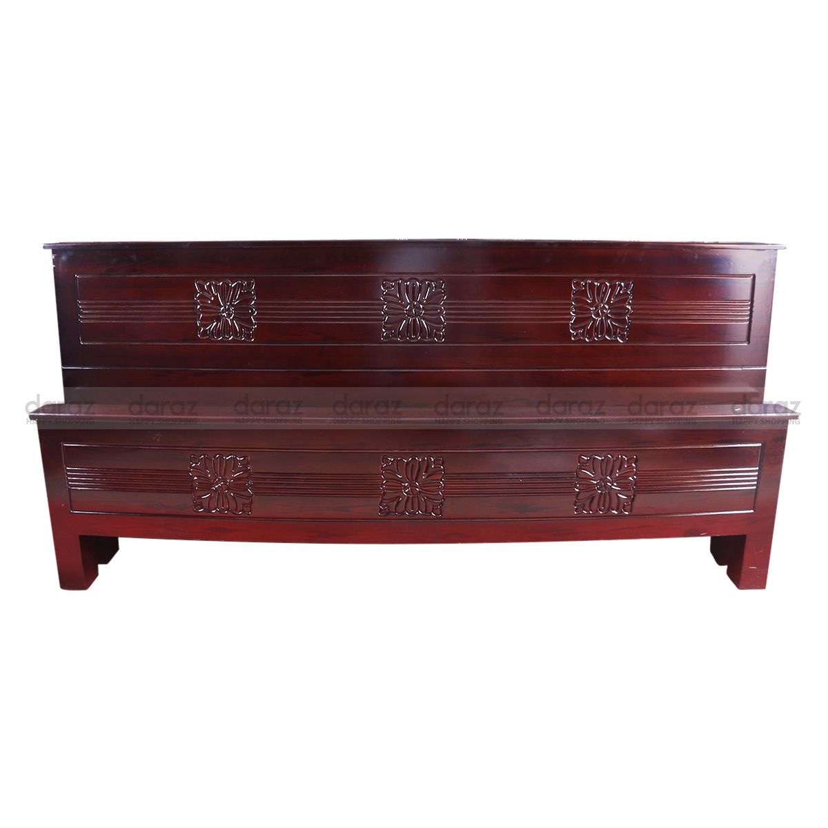 Medicated Wooden Bed for Room - King Size