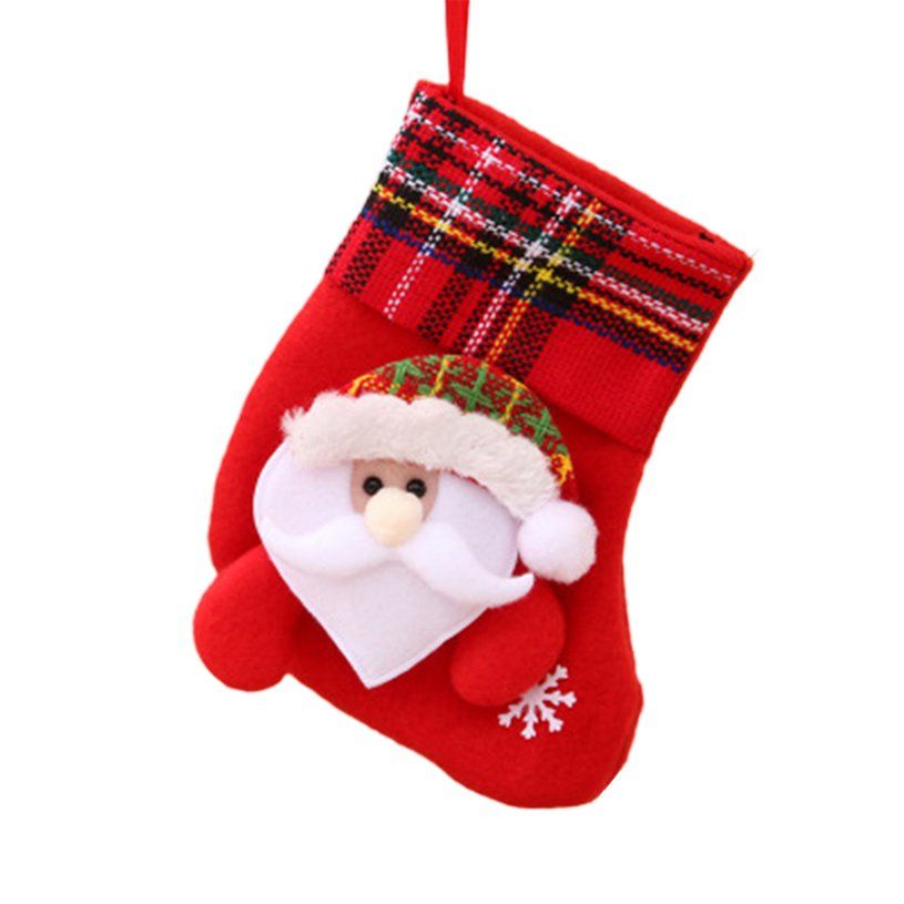 ChristChristStocking Hanging Candy Gift Bag Decoration Ornaments
