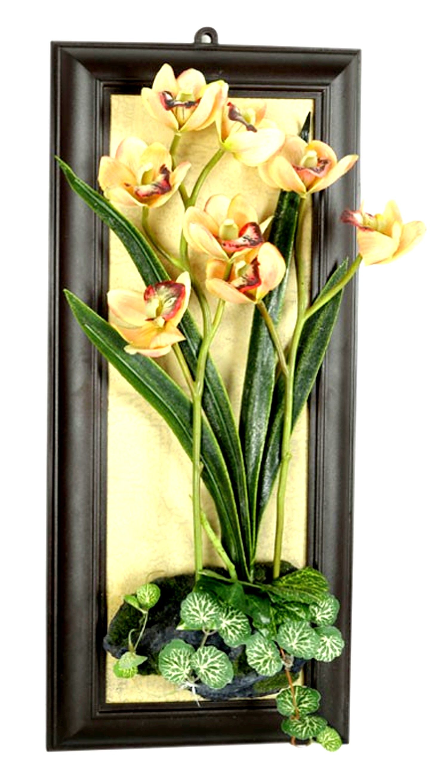 Artificial Flower Arrangement Height 45CM & Wide 20CM Matarial Used Wood Plastic & Metal -Multicolored