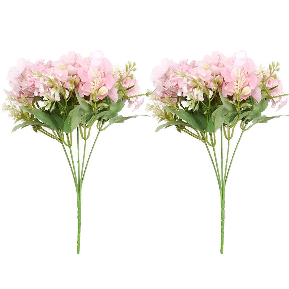2Pcs Artificial Fake Flowers Home Shop Cafe Wedding Banquet Party Decoration(null)