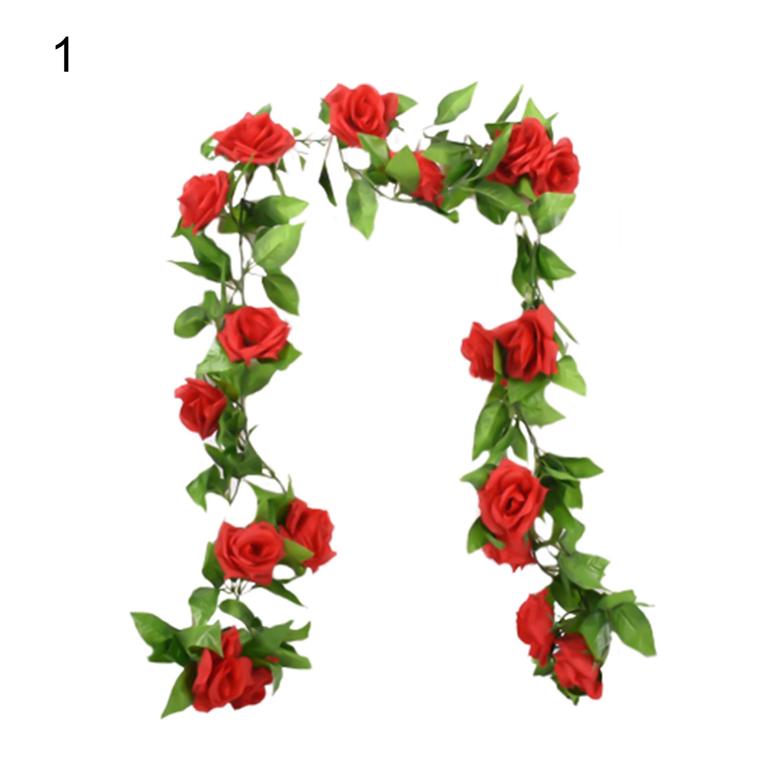 False Flower Eye-catching Wall Decoration Rattan Fake Flower Vine